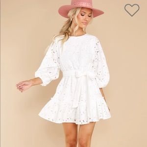 A Moment Of Grace White Lace Dress
LARGE / White